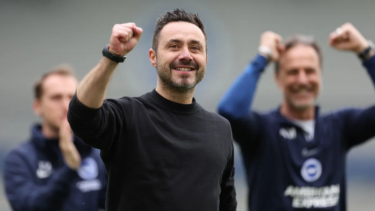 Roberto De Zerbi Could Become Premier League's Third-Highest Earner at Spurs