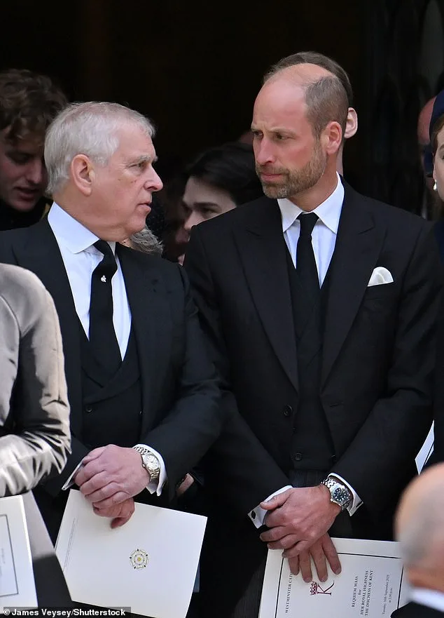 Frosty Funeral Exchange Revealed Prince William's Role in Ousting Andrew