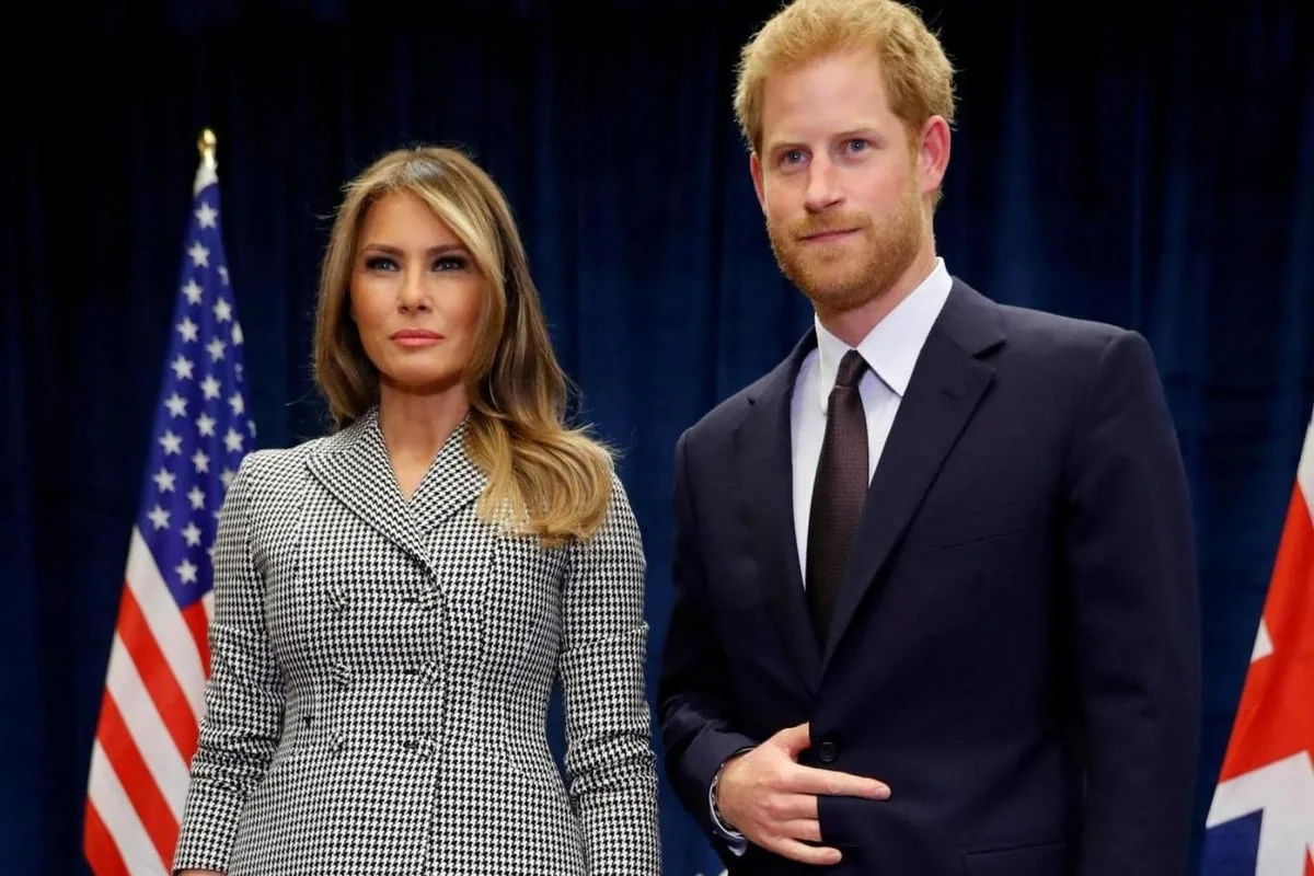 Prince Harry Meets Melania Trump Ahead of Invictus Games Opening