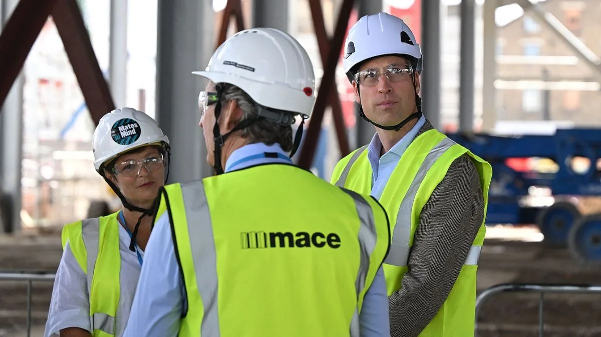 Prince William Calls for More Suicide Conversations on Construction Site Visit