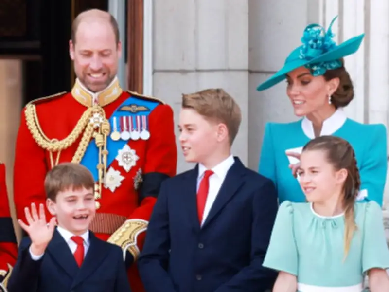 Princess Kate's Command to Prince Louis at Trooping the Colour Revealed by Lip Reader