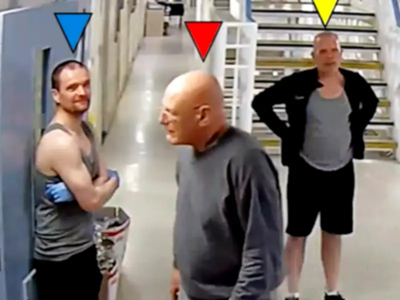 Prison CCTV Shows Murderers Laughing Before Stabbing Child Killer to Death