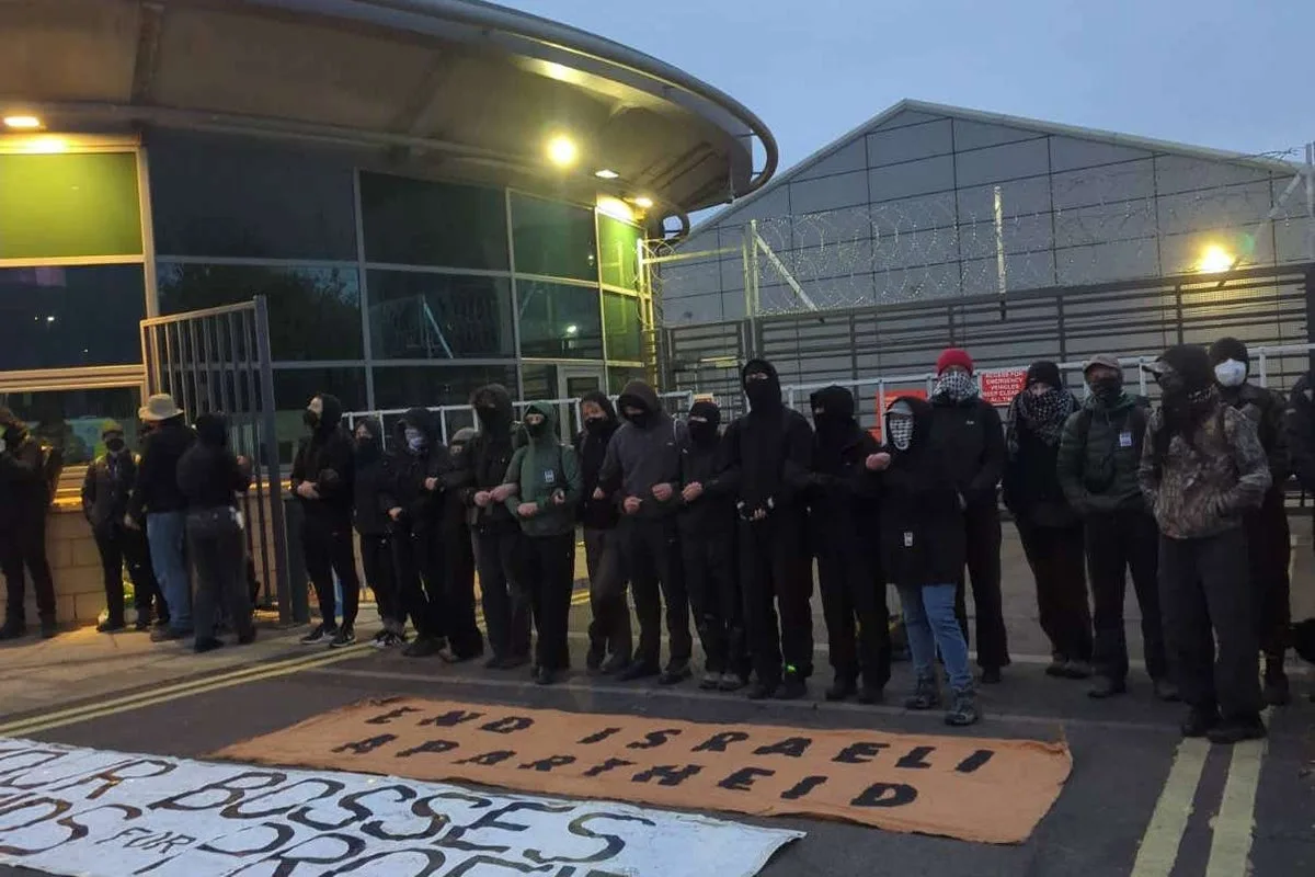 Pro-Palestine Activists Blockade Edinburgh Defence Factory