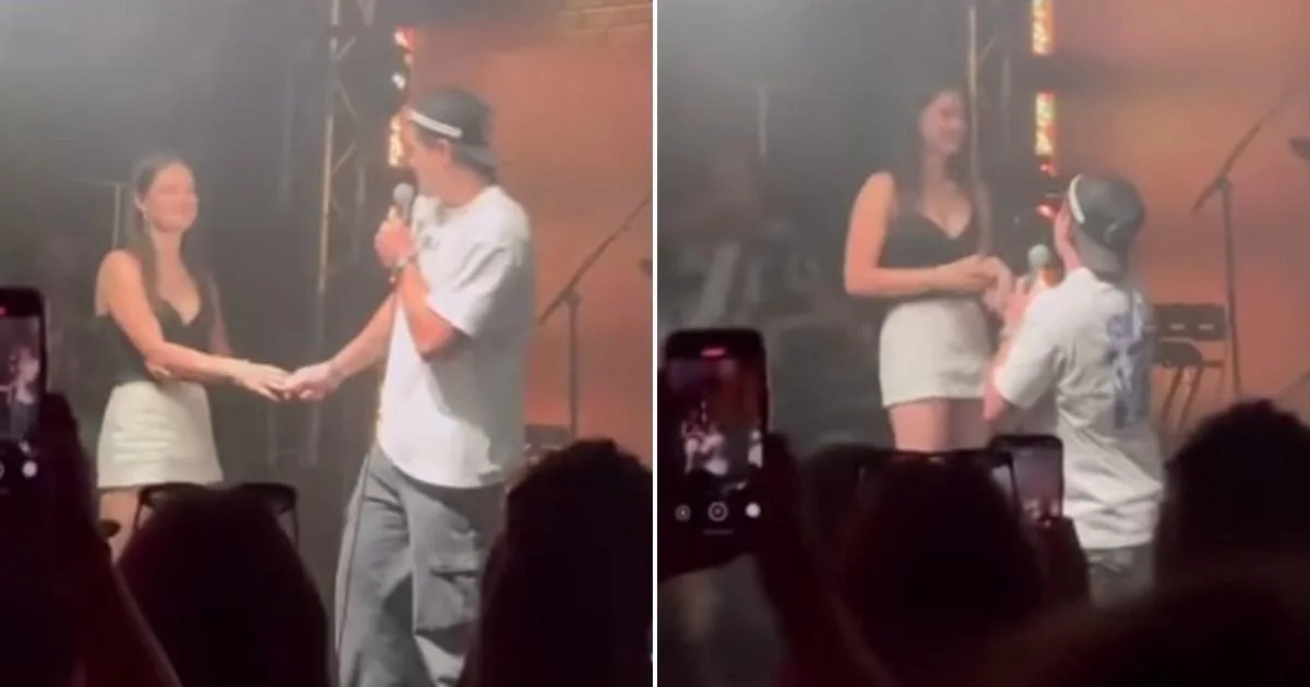 Public Proposal Rejected On Stage At Brisbane Gig