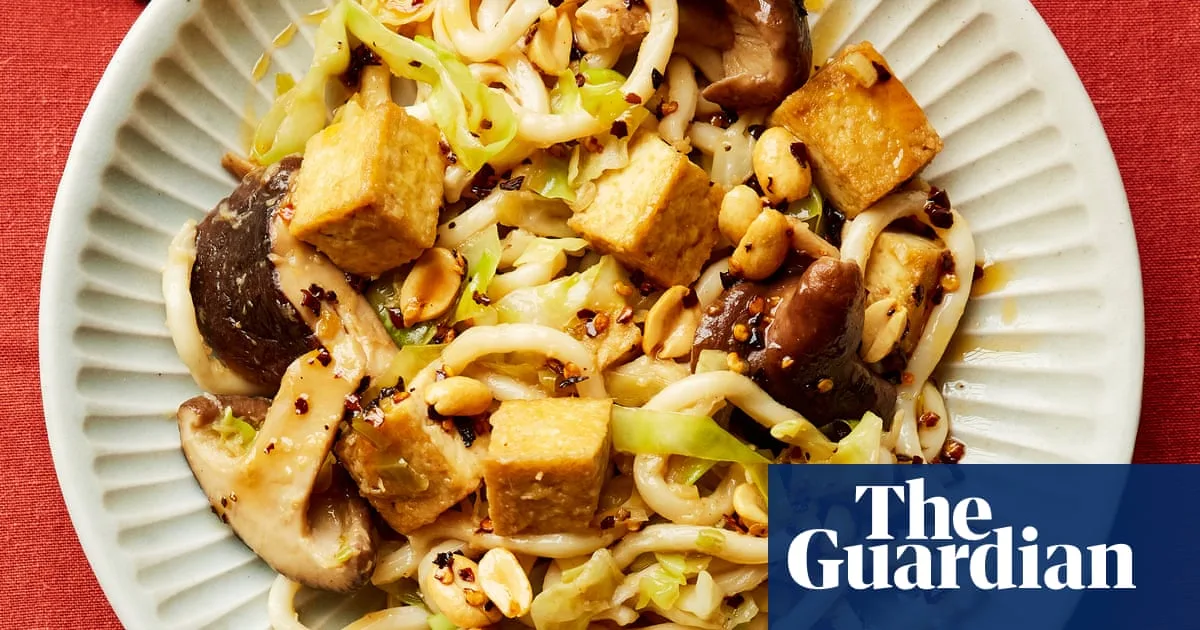 Quick Chilli Crisp Noodles with Tofu and Cabbage