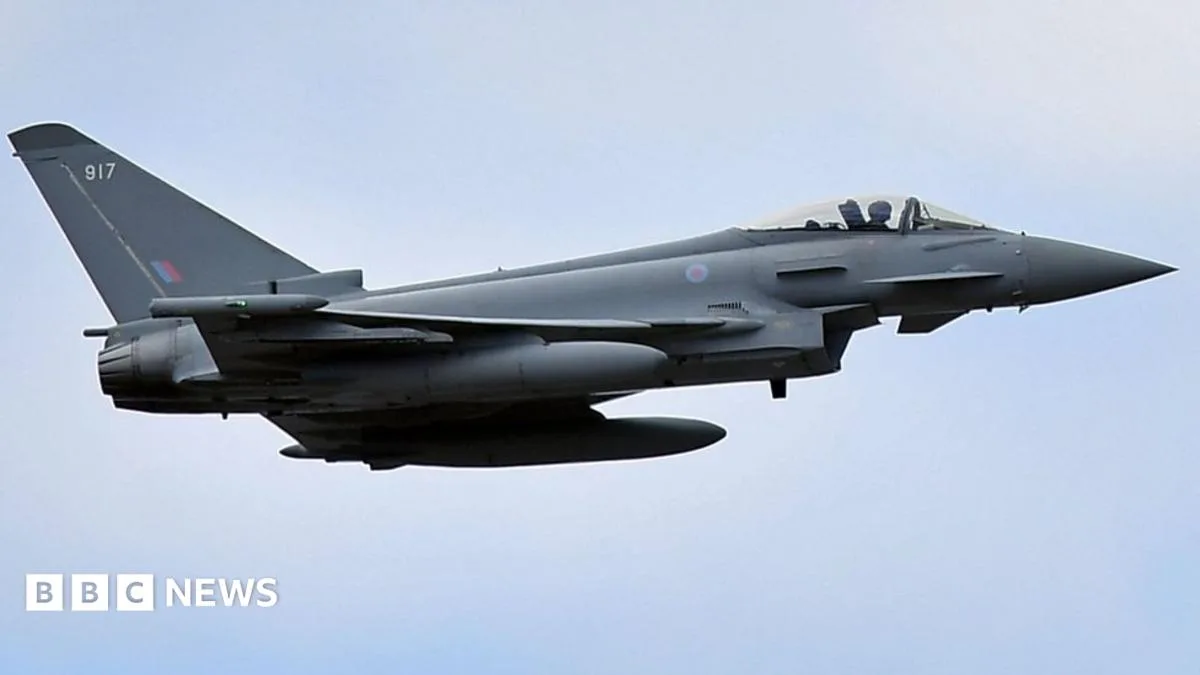 RAF Typhoons Scramble Over Russian Aircraft Near Black Sea