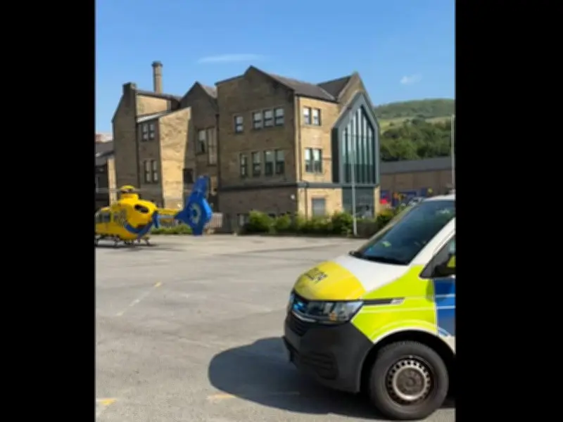 Rawtenstall Incident: Police and Air Ambulance Respond to Emergency