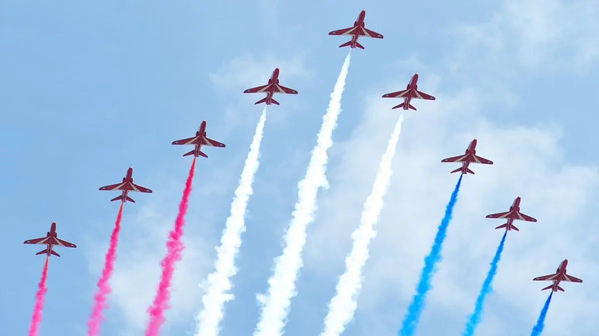 Red Arrows Flight Path: Where to See Them This Weekend