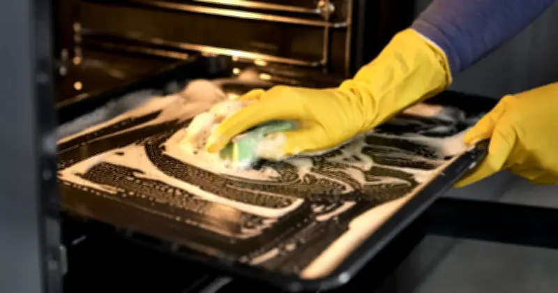 Remove Oven Door Grease with Soda Crystals: Sparkling Results