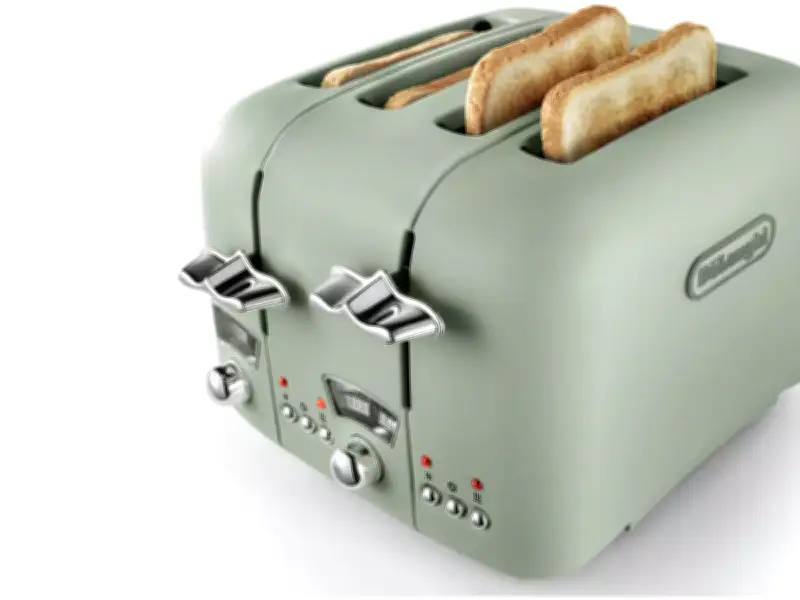 Retro De'Longhi Toaster with 50s Style Gets £24 Discount at Argos