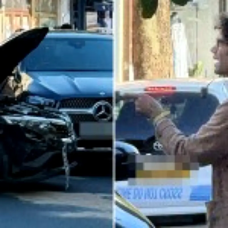 Richard Ayoade Involved in Car Crash After Speeding Renault Hits Woman in London