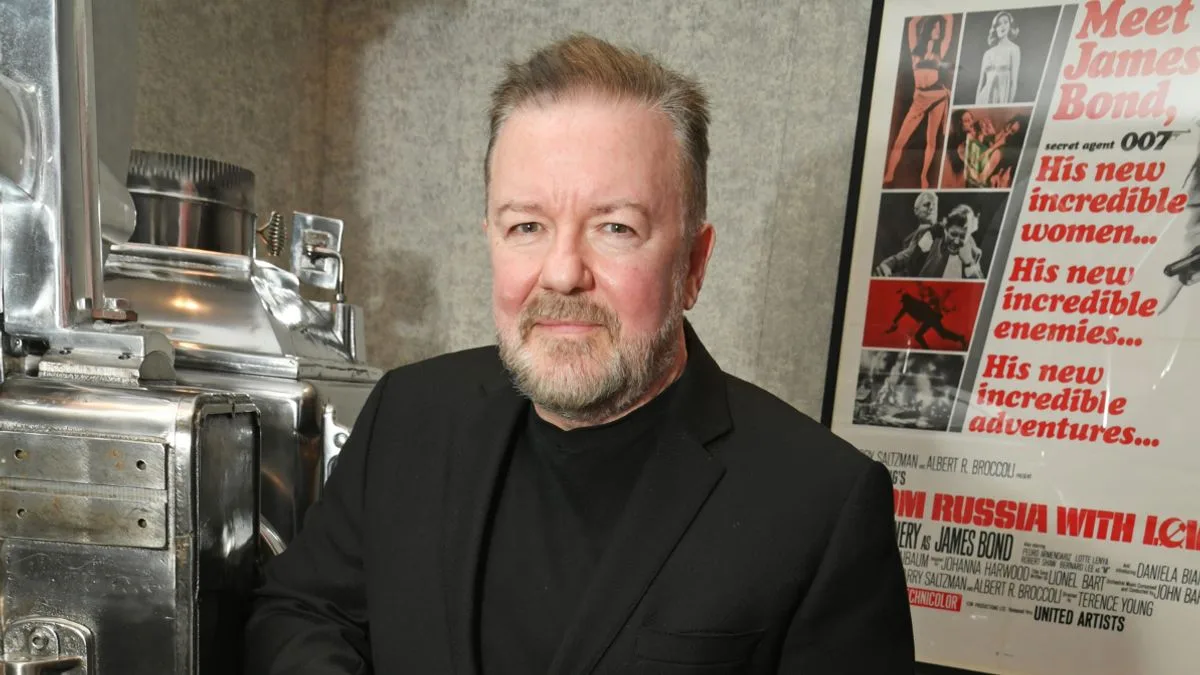Ricky Gervais Donates £100,000 to Rescue Dog Thrown from Wall