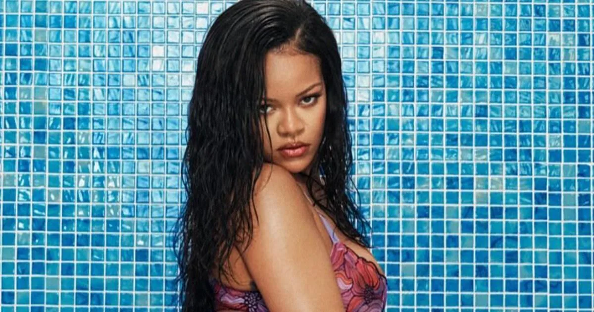 Rihanna 'playing hide the bump' in Savage X Fenty shoot after father's death
