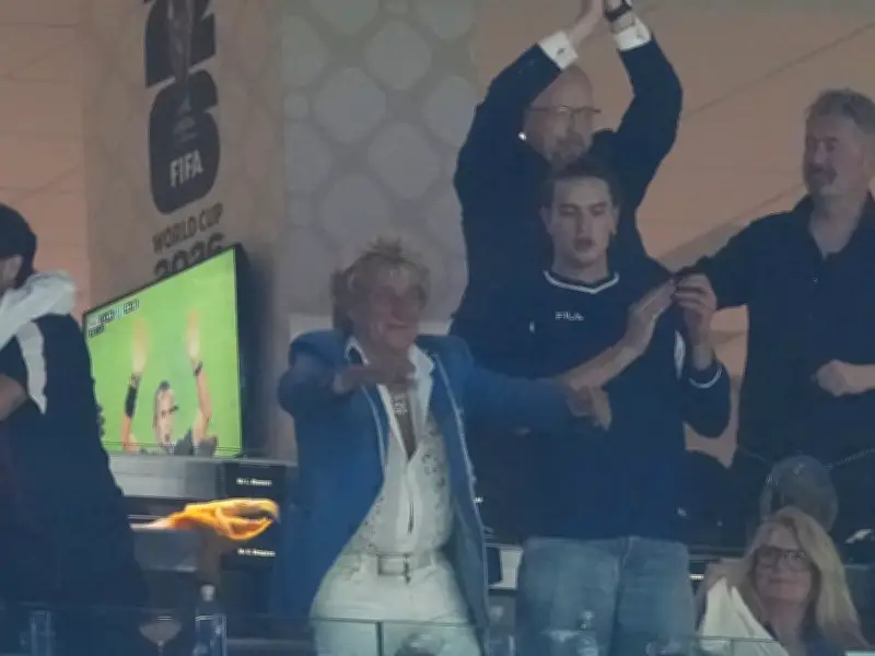 Rod Stewart Cheers Scotland at World Cup Hours After Cancelling Gig