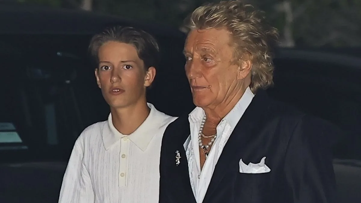 Sir Rod Stewart Spotted on Rare Family Night Out at Soho House Malibu