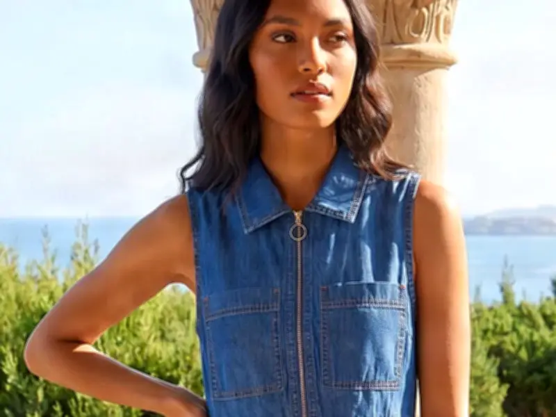 Roman's Denim Midi Dress in 5 Colours Is a Holiday Hit