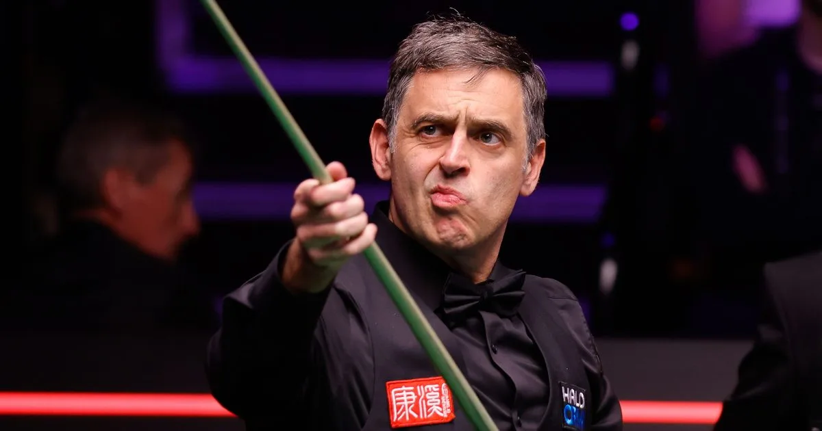 Ronnie O'Sullivan's Crucible Schedule for 2026 World Snooker Championship