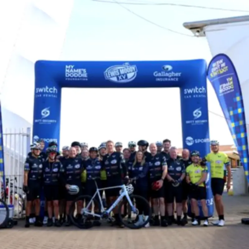 Rugby Legends Join Lewis Moody on 500-Mile MND Charity Bike Ride