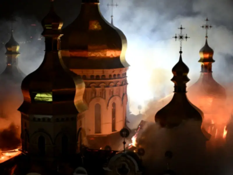 Russian Attack on Ukraine Kills Five, Damages Historic Cathedral