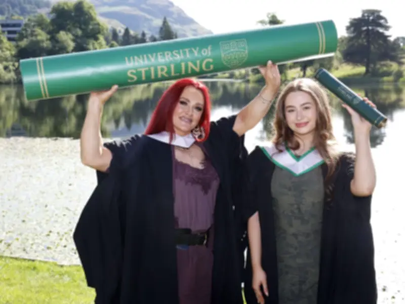 Rutherglen mother and daughter celebrate double graduation success at Stirling