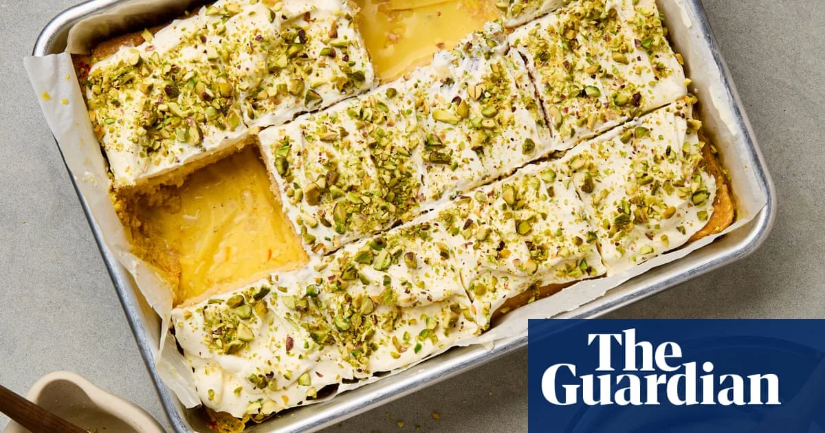 Saffron Milk Cake: A Wet Dessert Inspired by Indian Sweets