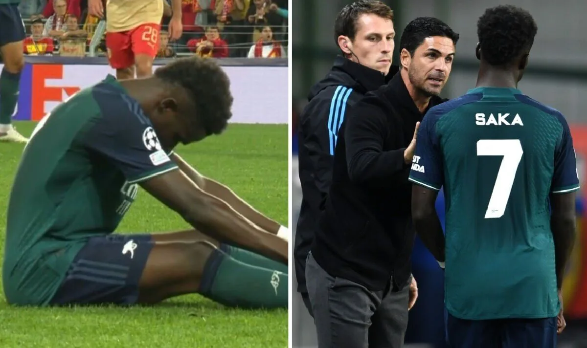 Bukayo Saka injury scare ahead of Arsenal vs Manchester City