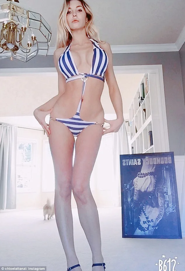 Chloe Lattanzi accused of photoshopping Instagram bikini photos