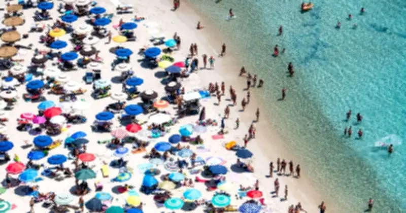 Sardinia Beach Bans Umbrellas for Ages 18-64 to Protect Environment