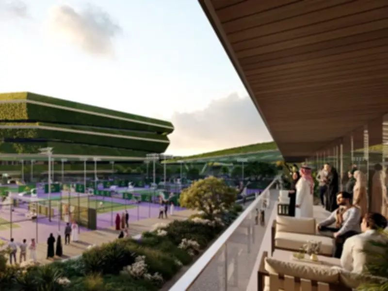 Saudi Arabia Builds Wimbledon-Inspired Tennis Complex in £260bn Futuristic City