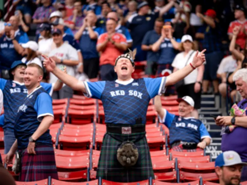 Scotsman's High-Vis Kilt at Boston Stadium Goes Viral