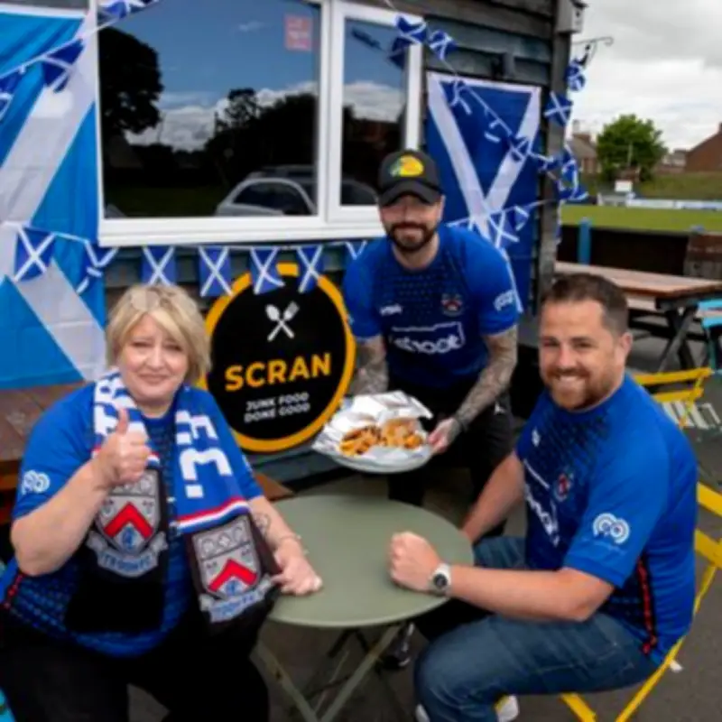 SCRAN Takeaway Rises from Train Station Fire with Football Club Partnership