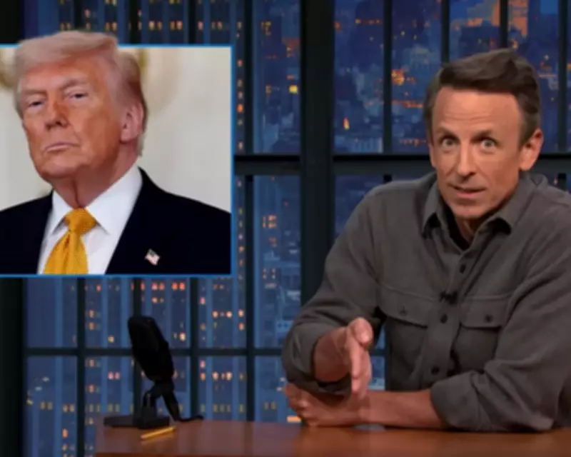 Seth Meyers Mocks Trump Over Taxes and George Santos
