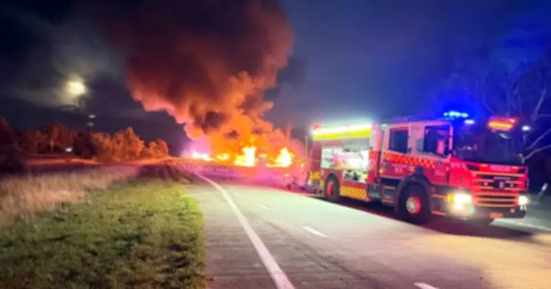 Seven-Lorry Pile-Up on Hume Highway Sparks Massive Fireball in Australia