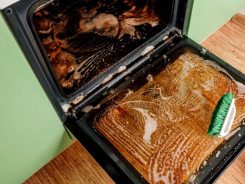 Shaving Cream Melts Stubborn Oven Grease Better Than Vinegar or Baking Soda