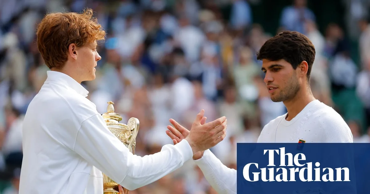 Sinner beats Alcaraz in Wimbledon final to signal changing of the guard