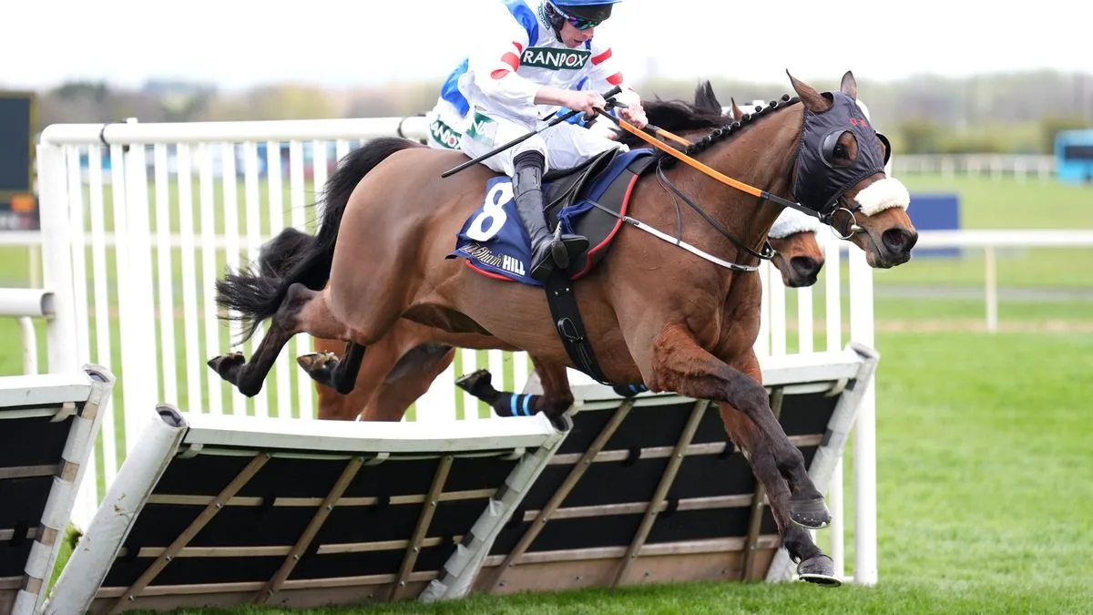 Sir Alex Ferguson Celebrates Grand National Victory with Wade Out