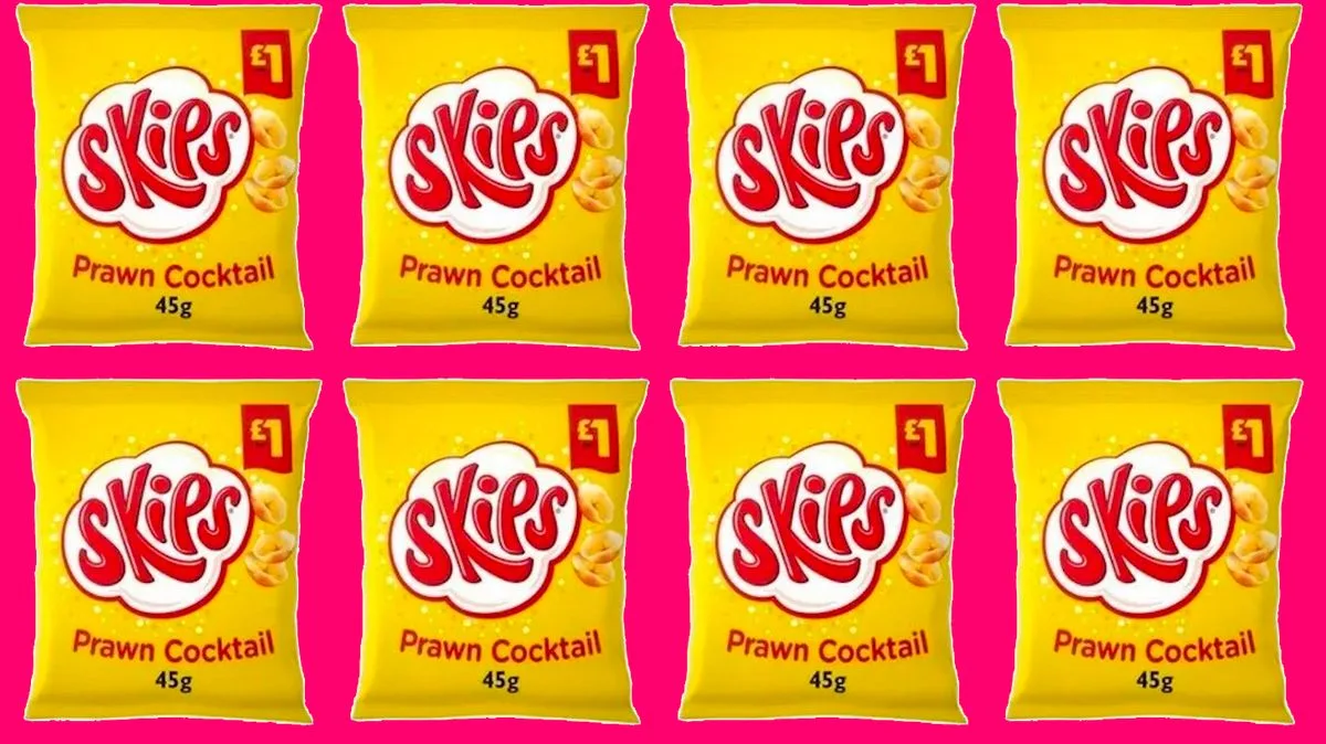 Skips Salt and Vinegar Crisps Return to UK After 10 Years