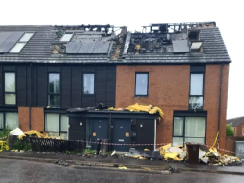 Solar Panel Fire Leaves Glasgow Mum and Son Homeless