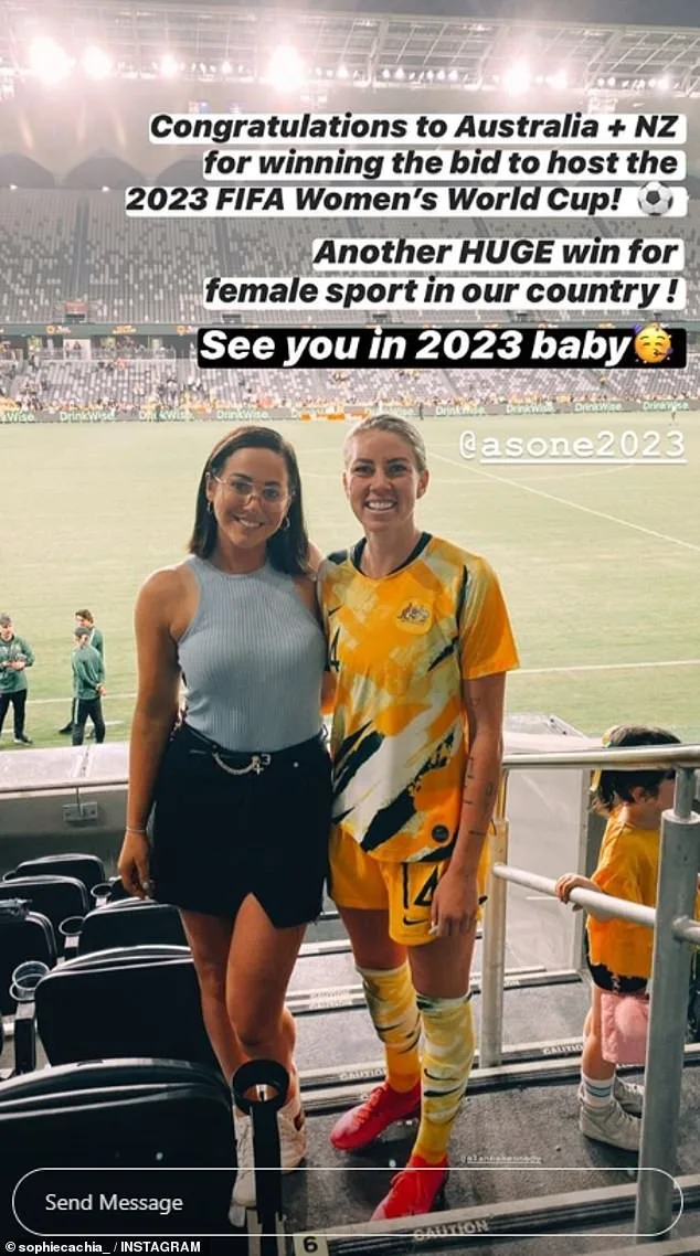 Sophie Cachia Celebrates Matildas' World Cup Win with Girlfriend Alanna Kennedy