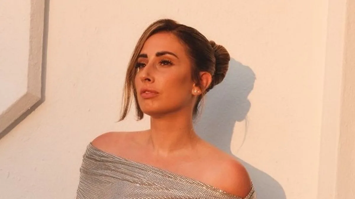 Stacey Solomon Stuns in Miami with Glamorous Silver Makeover