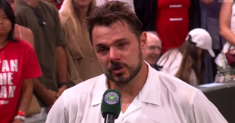 Stan Wawrinka Breaks Down in Tears During Emotional Wimbledon Farewell