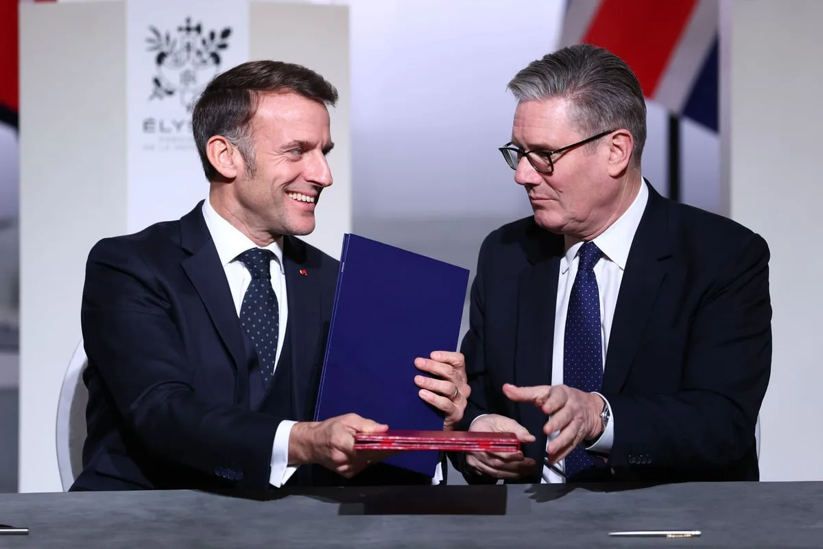Starmer and Macron to co-host Strait of Hormuz talks in Paris on Friday