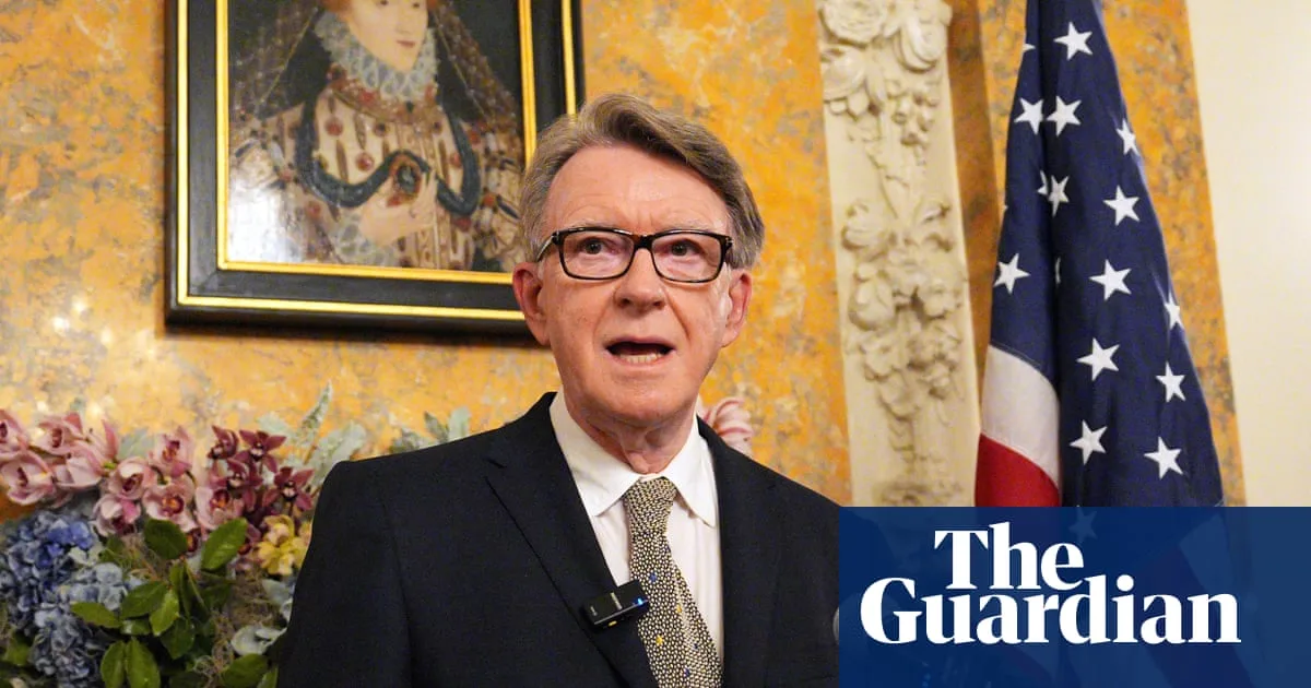 Starmer Sacks Mandelson as US Ambassador Over Epstein Ties