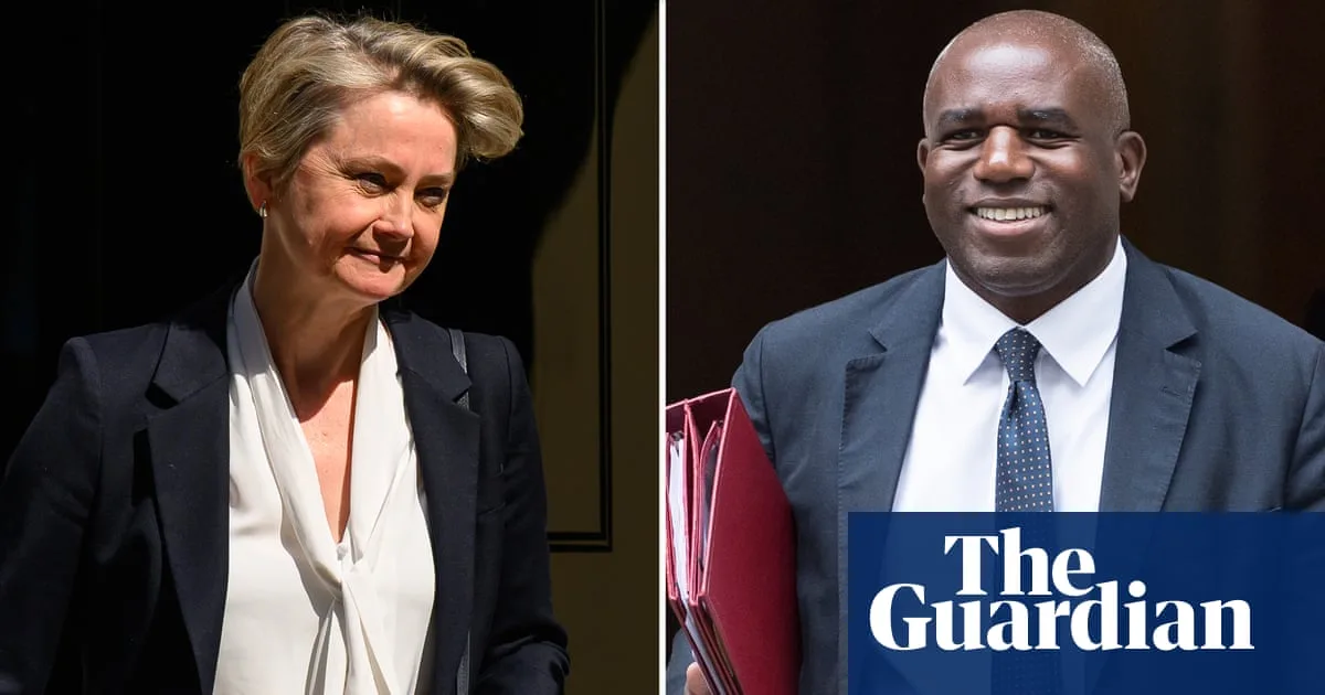 Starmer Reshuffles Cabinet: Lammy Deputy PM, Cooper Foreign Secretary After Rayner Exit