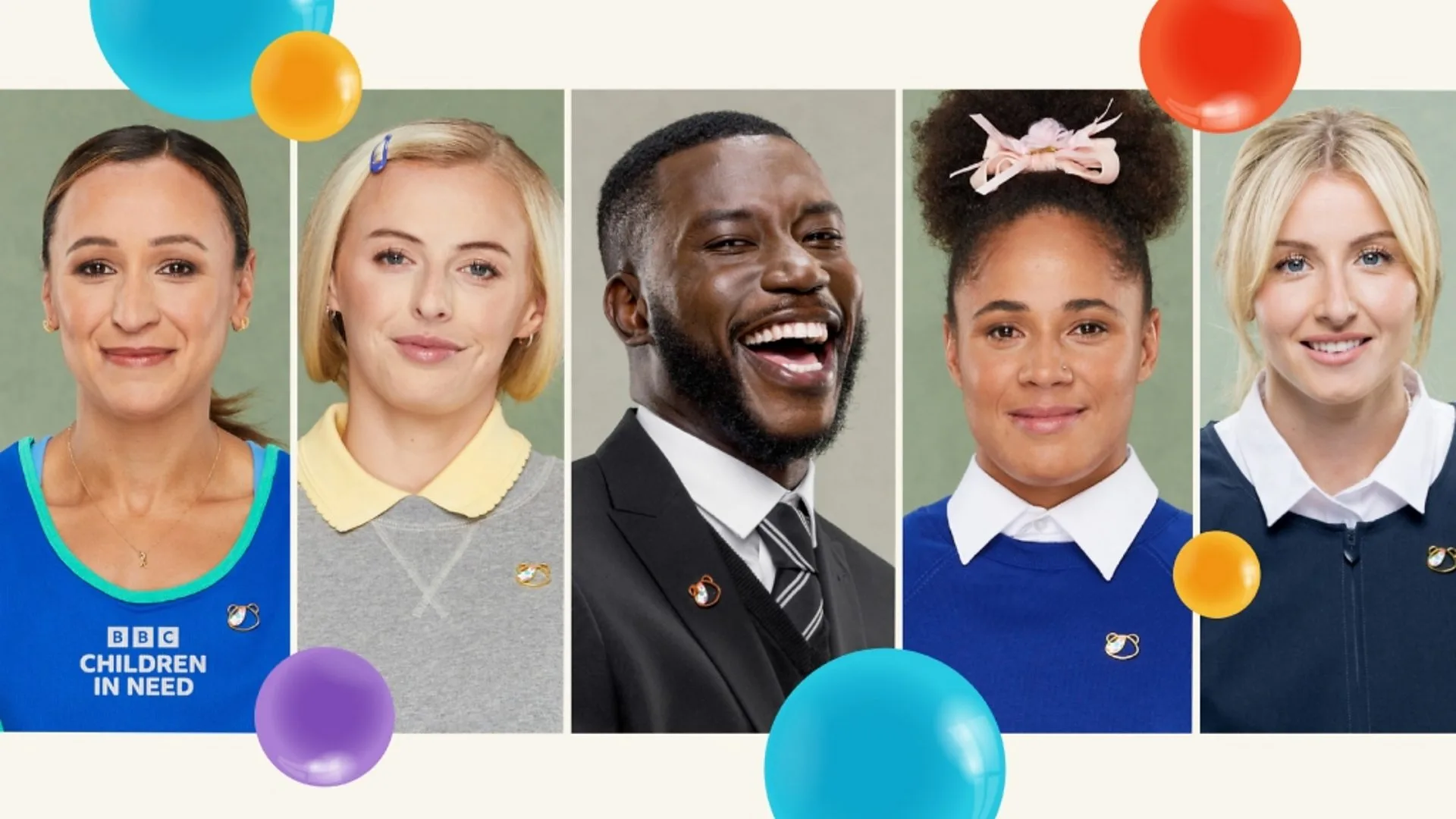 Stars Recreate School Photos for BBC Children in Need Campaign