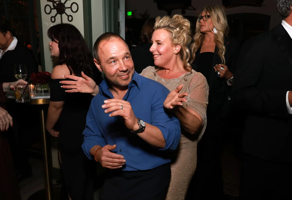 Stephen Graham and Wife Dance at Golden Globes After-Party