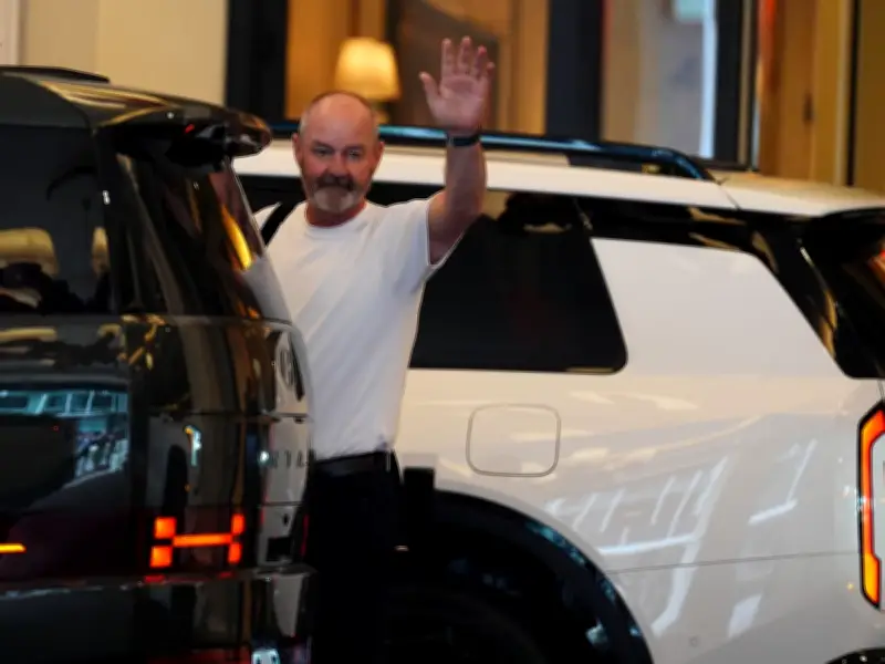 Steve Clarke seen leaving hotel for first time since quitting as Scotland boss