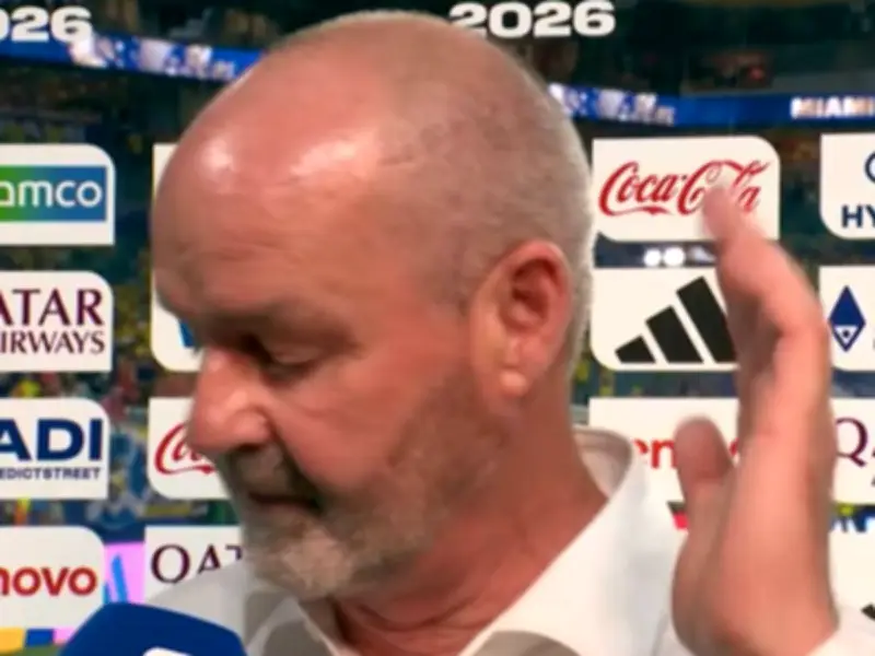 Steve Clarke told to 'grow up' after storming out of World Cup interview
