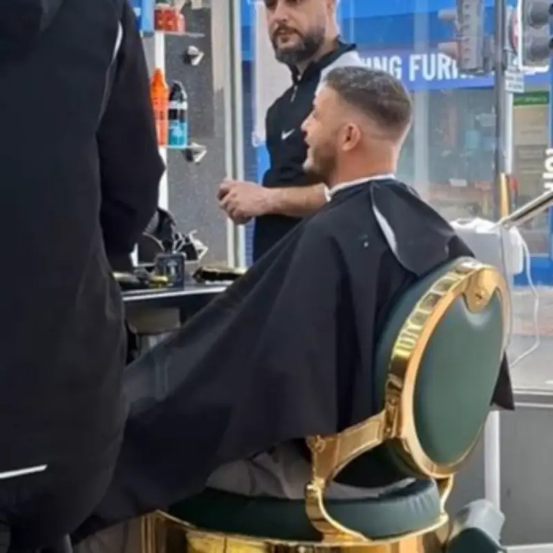 Stockport Barbers Goes Viral with 'Tom Hardy' Lookalike Visit