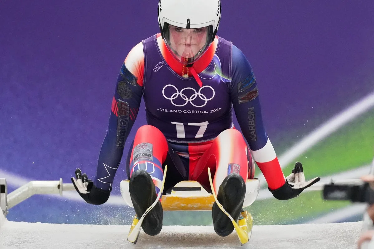 US Luge Star Summer Britcher Amused by SNL Parody Skit